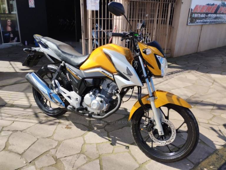 HONDA - CG 160 - 2021/2022 - Amarela - R$ 17.500,00